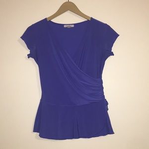 Roz & Ali Blue Side Cinched Top